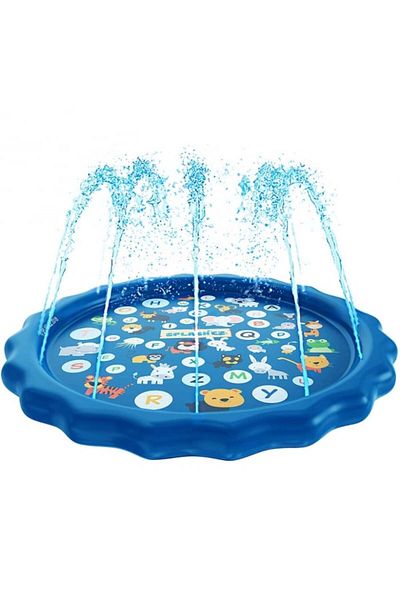 iTin Water mat pool for children, diameter 100 cm, blue