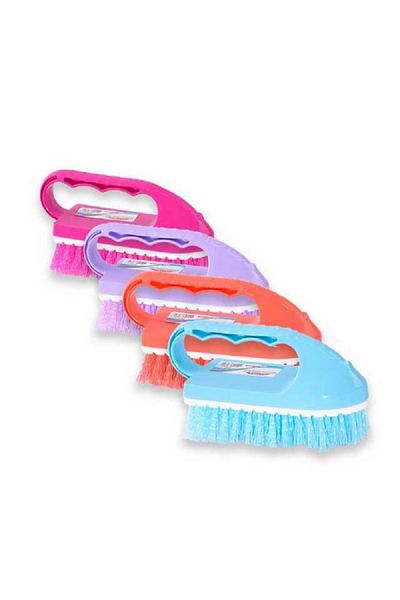 Flora Multi-Purpose Durable Plastic Cleaning Brush Assorted Color