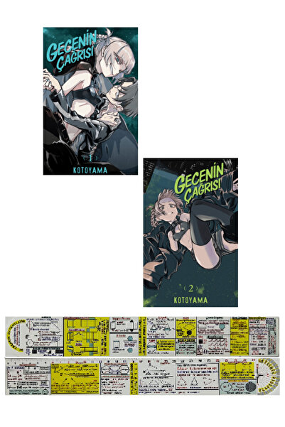 Kayıp Kıta Yayınları Gecenin Çağrısı 1-2. Ciltler Manga Seti + Mat. Öğreten C...