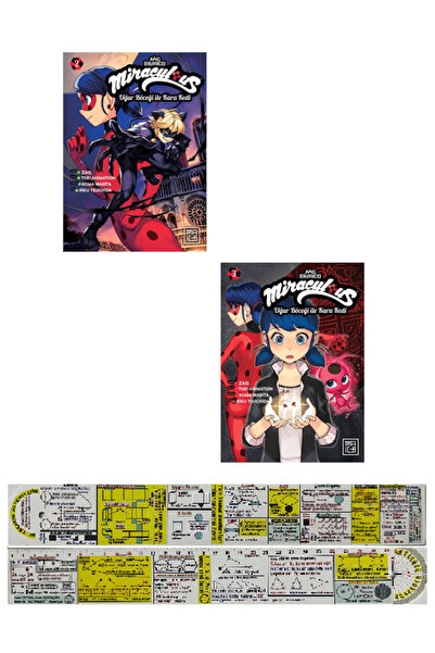 Destek Yayınları Miraculous Uğur Böceği Kız ile Kara Kedi 2-3. Ciltler Manga ...