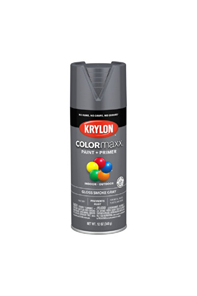 Krylon طلاء بخاخ وطبقة أساس من Colormaxx للاستخدام الداخلي والخارجي باللون ال...