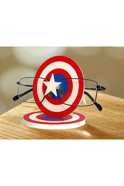 Heners Glasses Stand - Captain America