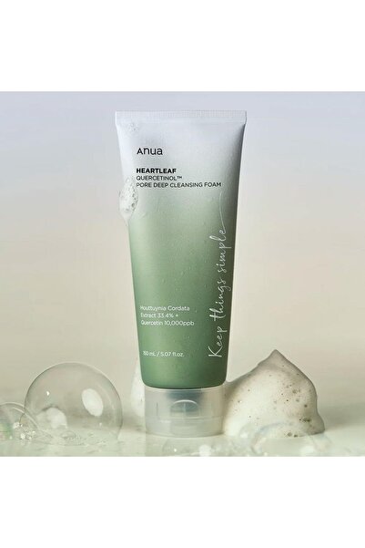 ANUA HEARTLEAF QUERCETINOL PORE DEEP CLEANSING FOAM 150 ML