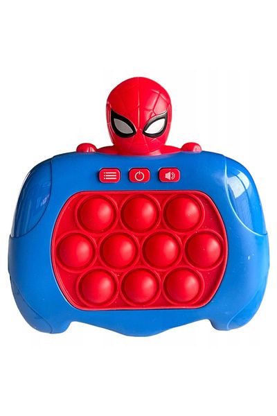 OEM Joc interactiv Pop-It Consola, antistres, cu sunete si lumini, ZUBI, forma Spider Man