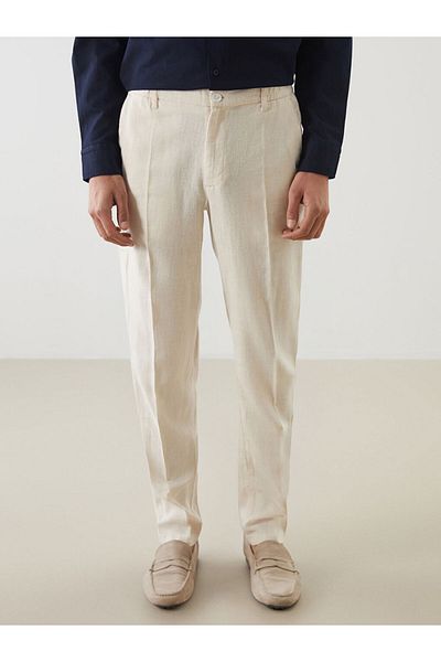 LC Waikiki Ανδρικό παντελόνι New Season Slim Fit Λινό Μικτό - S5EE50Z8