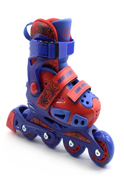R&Co Adjustable roller set for children with multiple wheel positioning, size 29-33, Blue