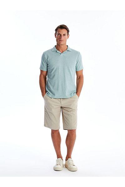 LC Waikiki Comfortable Fit Gabardine Men's Bermuda Shorts