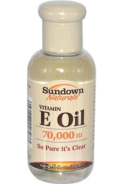 Sundown Naturals ناتشورالز، زيت فيتامين E، 70000 وحدة دولية