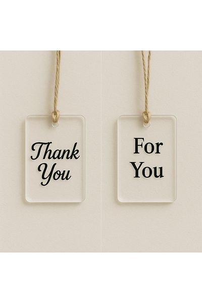 Pleksi Marketi Plexiglass Blank Keychain /Magnet/Hobby Artistic 9X3Cm -- No Printing--50 Pcs