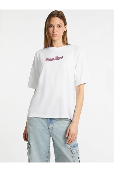 Guess Tricou Jeans Ss Cn Os pentru damă, cu croiala oversize