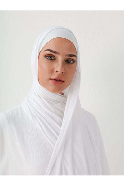 AL JAMIL PREMIUM JERSEY HIJAB - WHITE