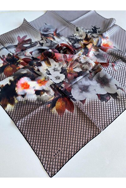 Aker Μεταξωτό μαντήλι Tivil 8892713-913-48291 Μικτό σχέδιο σε απόχρωση σκούρο...