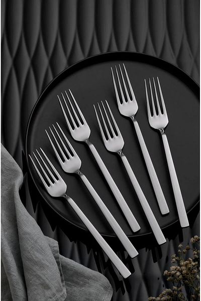 BuMeria 6 Pieces Forks Stainless Steel Forks, Dinner Forks