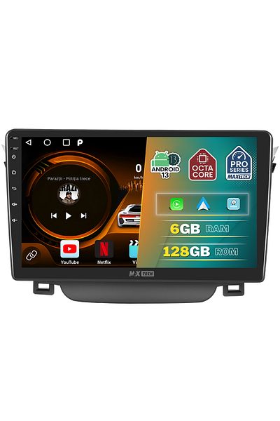 MaxTech Navigatie Hyundai I30 2011-2016 dedicata, 6 GB Ram 128 GB Rom OctaCore, Carplay & Android auto, 9”