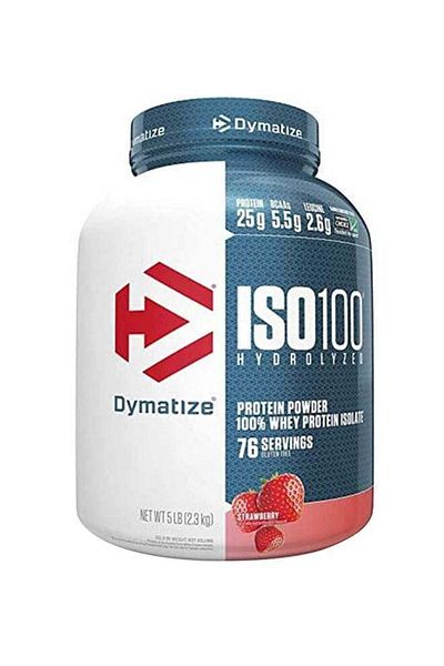 Dymatize ISO 100 0 Carb Whey Strawberry, 5lb, 2.3kg