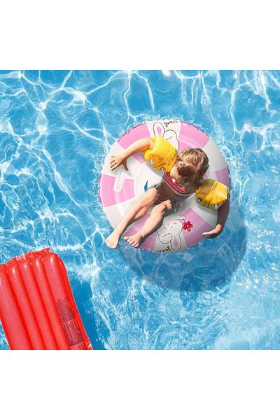 Picodino Swim ring with panties and handles, Bunny, Pink, 1-4 years, diameter 57 cm