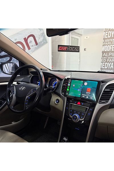 MaxTech Navigatie Hyundai I30 2011-2016 dedicata, 8 GB Ram 128 GB Rom OctaCore, Carplay & Android auto, 9”