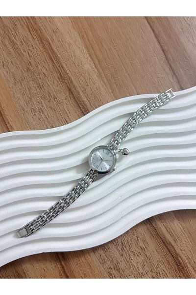 LOOQ Retro Cord Women's Watch with Heart Figure and Roman Numeral Detail
