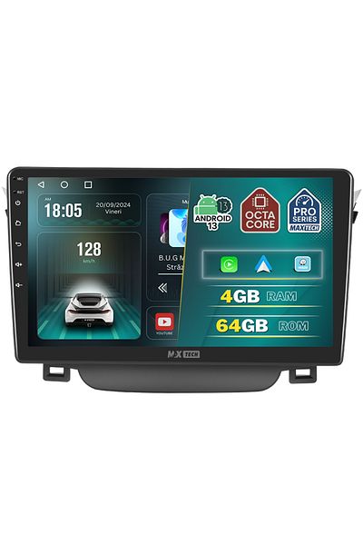 MaxTech Navigatie Hyundai I30 2011-2016 dedicata, 4 GB Ram 64 GB Rom OctaCore, Carplay & Android auto, 9”