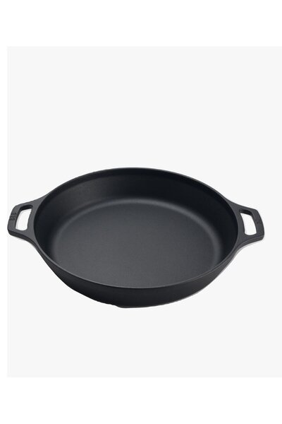 dökümcübaba black bear KAPLAMASIZ DÖKÜM TAVA SAHAN 24 CM