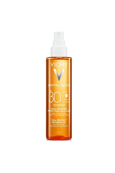 Vichy Vichy Capital Soleil Invisible Oil with Squalane, Vitamin E and SPF30, 200 ml