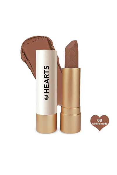 Hearts هارتس أحمر شفاه كريمي - ناتورال نيود 08
