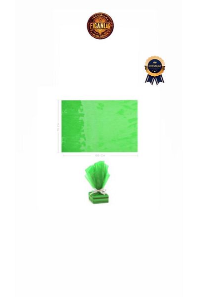 figanlar ambalaj Gelatin Opp Sheet Packaging Bag 70X100Cm Green 100 Pieces