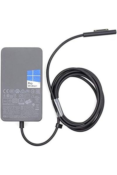 MICROSOFT MSurface Pro 3, Pro Power Cable UK 4, Surface Pro, Surface Book, Blackicrosoft -