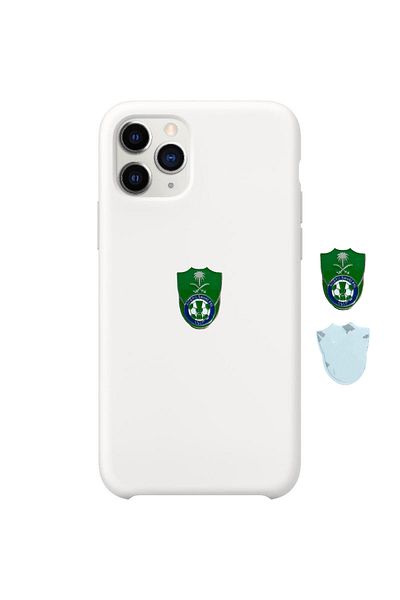 Generic 3 Pieces of Al Ahli Metal Sticker for Mobile or Any Smooth Surface