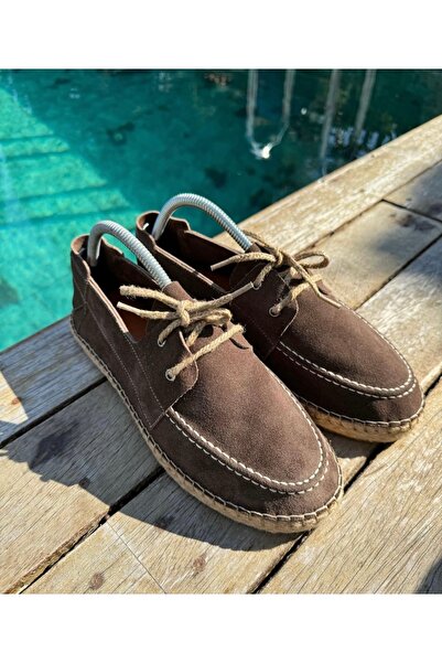 town walker Erkek Klasik Hakiki Deri Espadril Ayakkabı