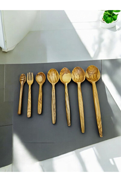 Aksoy Wood مجموعة ملاعق شجرة الزيتون