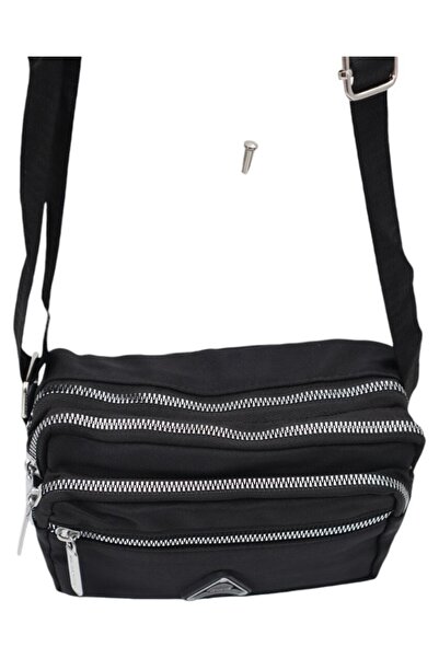 OEM Geanta de umar pentru femei R88014, curea reglabila, black