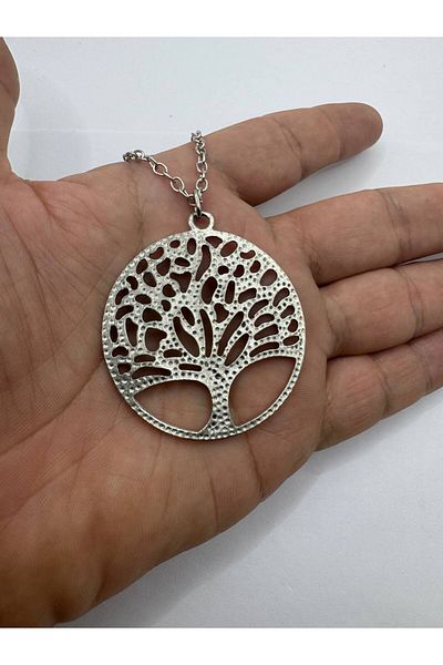 Herşey Nota Eternal Roots – Unisex Necklace with Tree of Life Figure (60 cm Chain)