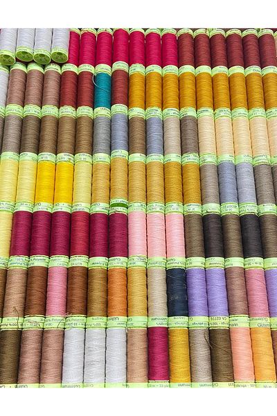 karantuhafiye Güterman Cord Thread Sewing Thread 30 Mt / Jeans Thread / 5 Pieces