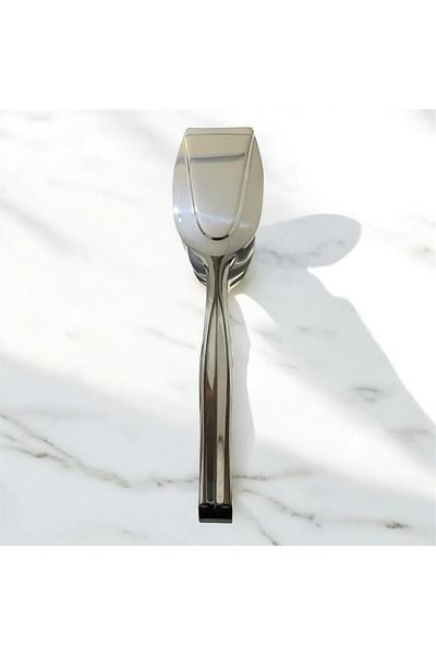 L'Opaline Luxury Pastry and Cake Tongs 18/10 Stainless Steel 304 Quality Silver Color