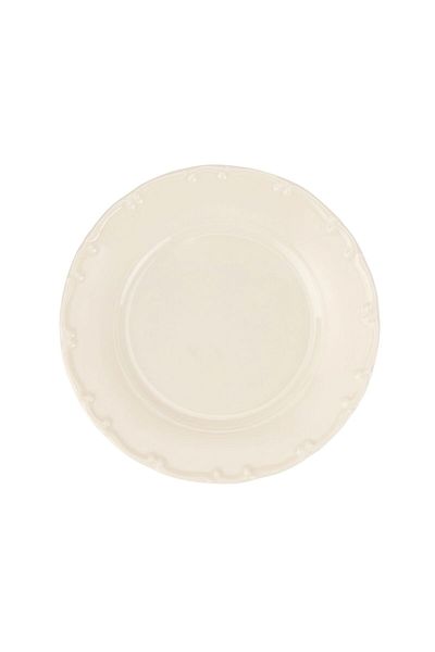 MATMEL Porcelain Liana Cake Plate - Cream - 19 cm