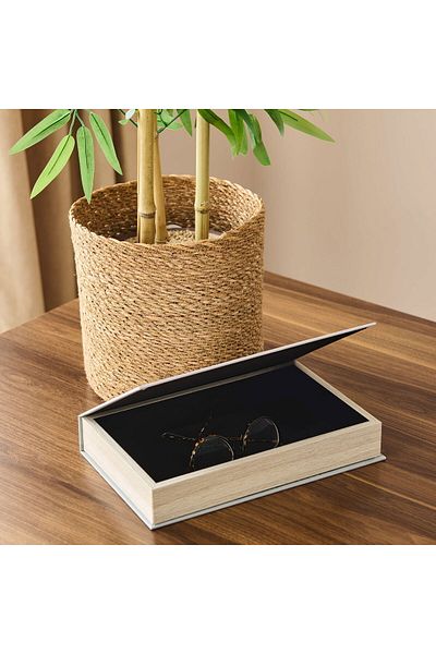 MATMEL Deco Beauty in Simplicity Decorative Box - Green / White - 30 cm