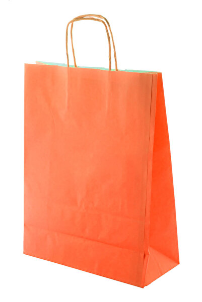 dalimag sacosa din hartie portocaliu