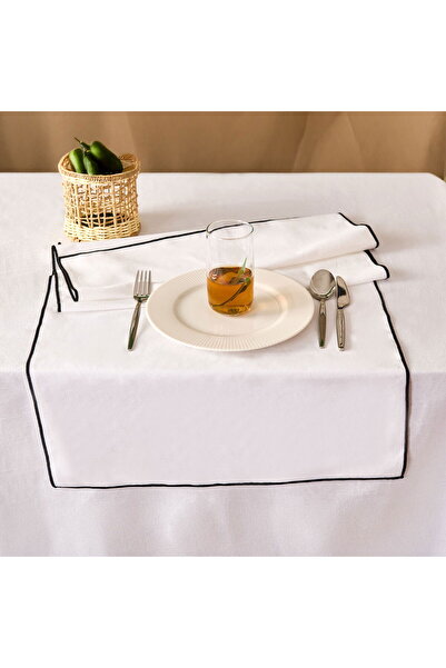 MATMEL Soft Elegant Runner - White - 50X140 cm