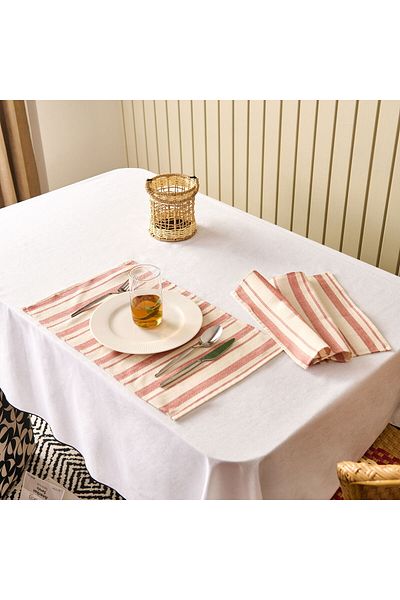MATMEL Soft Alno 2-Piece American Service - Ecru / Tile - 30X50 cm
