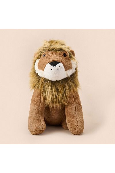 MATMEL Soft King of the Forest Lion Figured Pillow - Brown - 30X55 cm