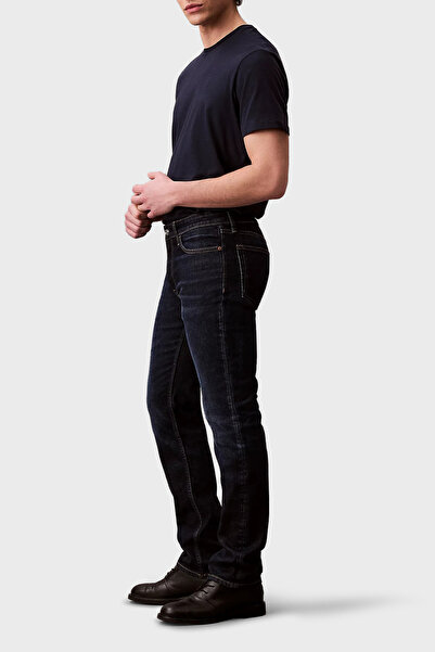 Calvin Klein Streç Pamuklu Skinny Fit Düşük Bel Dar Paça Jeans LV04RB740GUB2 Erkek KOT PANTOLON LV04