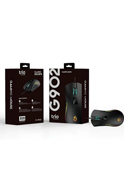Trio TRİO G902 Gaming Mouse – Ergonomik, Ayarlanabilir DPI, RGB Işıklı Oyuncu...