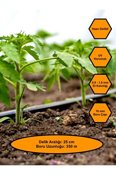 NetBazaars Шланг для крапельного поливу з отворами діаметром 16 мм і відстанн...