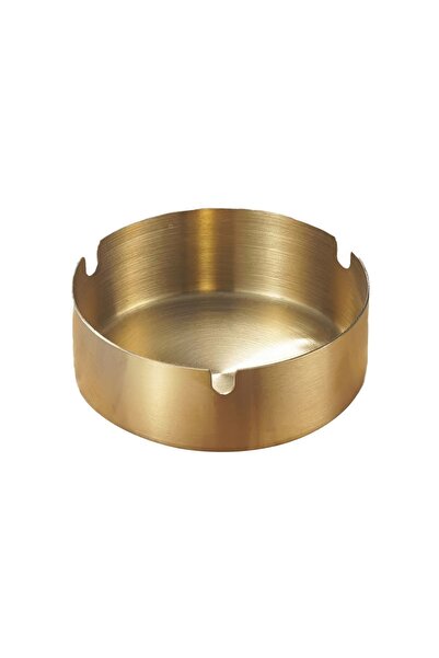 Falconetti Ατσάλινο χρυσό 8 εκ. Στρογγυλό Τασάκι Καφέ Εστιατόριο Μεσηλευτήριο mt174sr