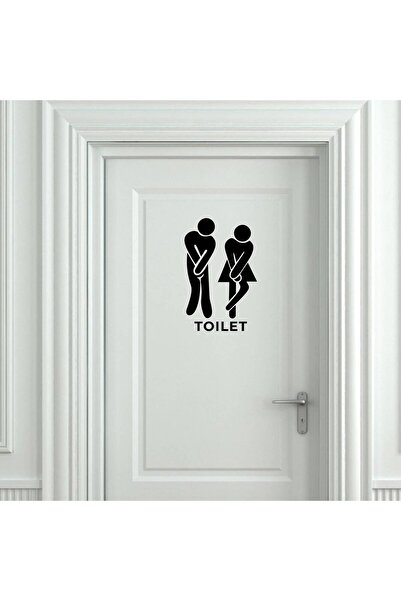 hediyenebak Toilet Banyo Wc Kapı Sticker Araç, Araba, Oto, Motorsiklet, Kask,...
