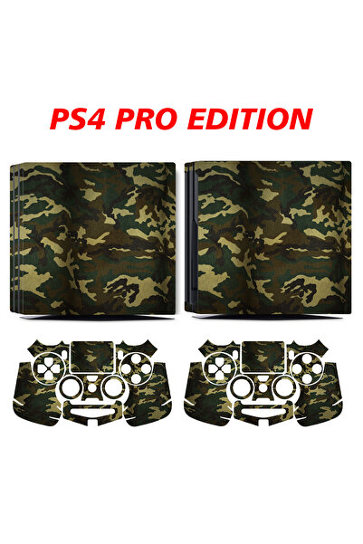 KT Decor Askeri Kamuflaj Playstation 4 Full Sticker Kaplama Seti