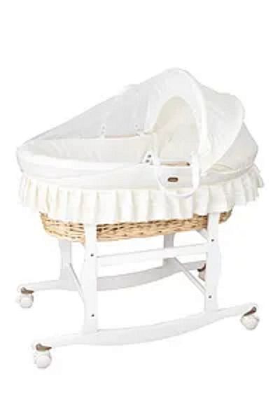 Fun Moment Moses Basket Crib with Wheeled Stand
