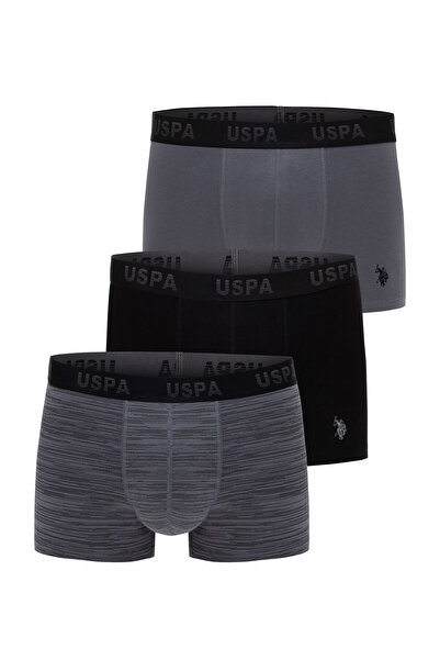 U.S. Polo Assn. Gray Men's Boxer 80505-Bxr-A.Mel-Syh-Antra