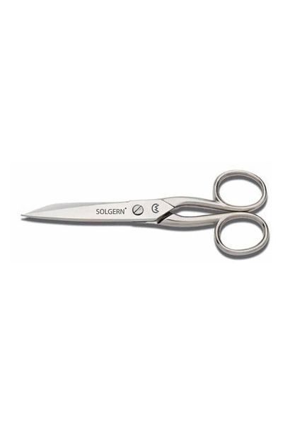 VİCEM M-218 Pointed Tip Thread Cleaning Scissors No: 5,5 Inch / 13,97 cm - Nickel Plated